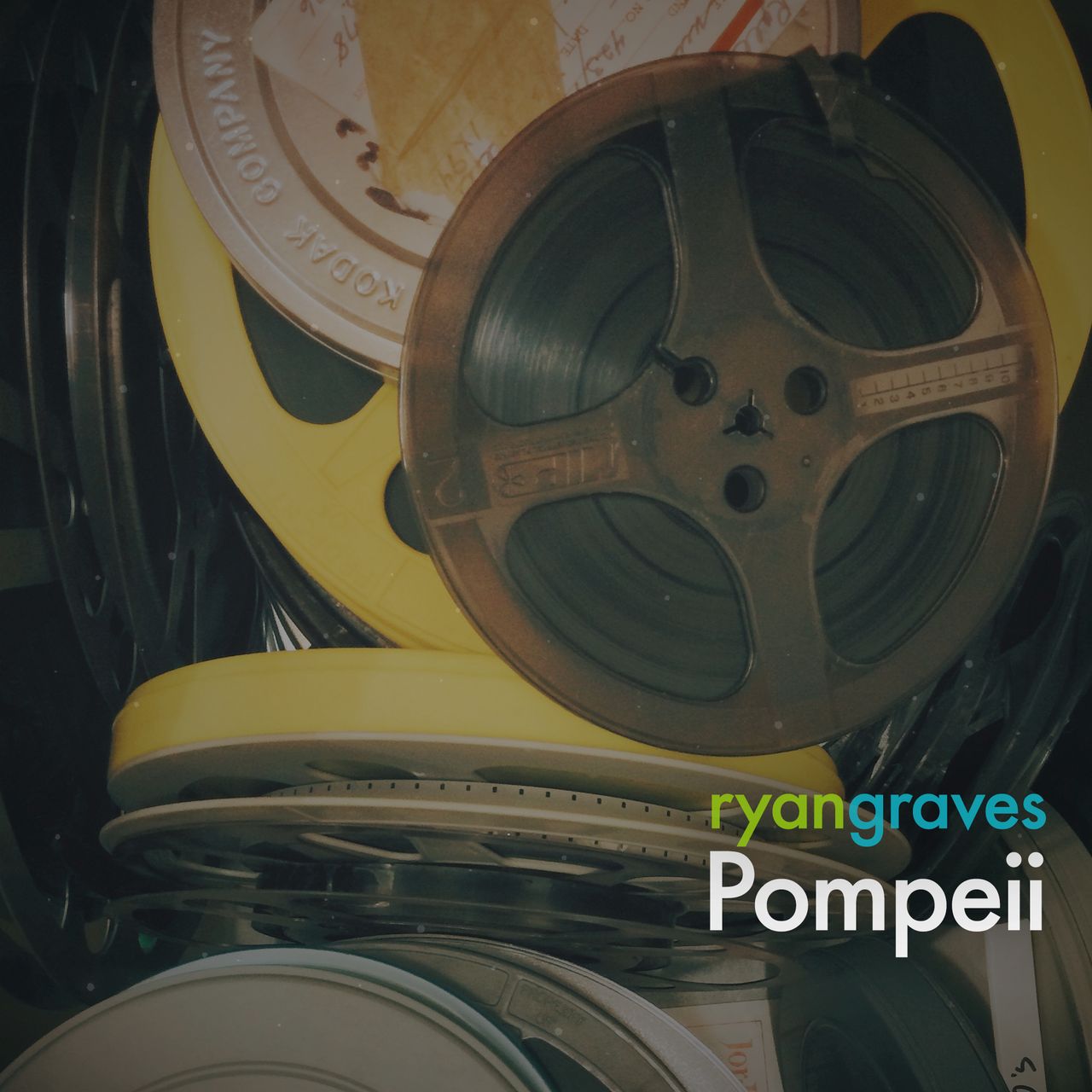 A photo of old film reels.